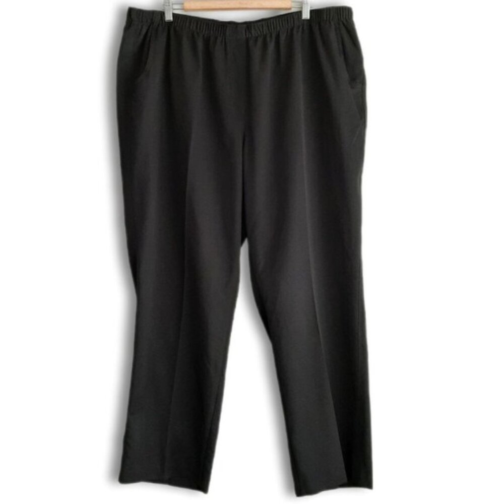 ALIA | by Nygard Classic Fit High Waist Pull-on Dress Pants Black Sz 24 W